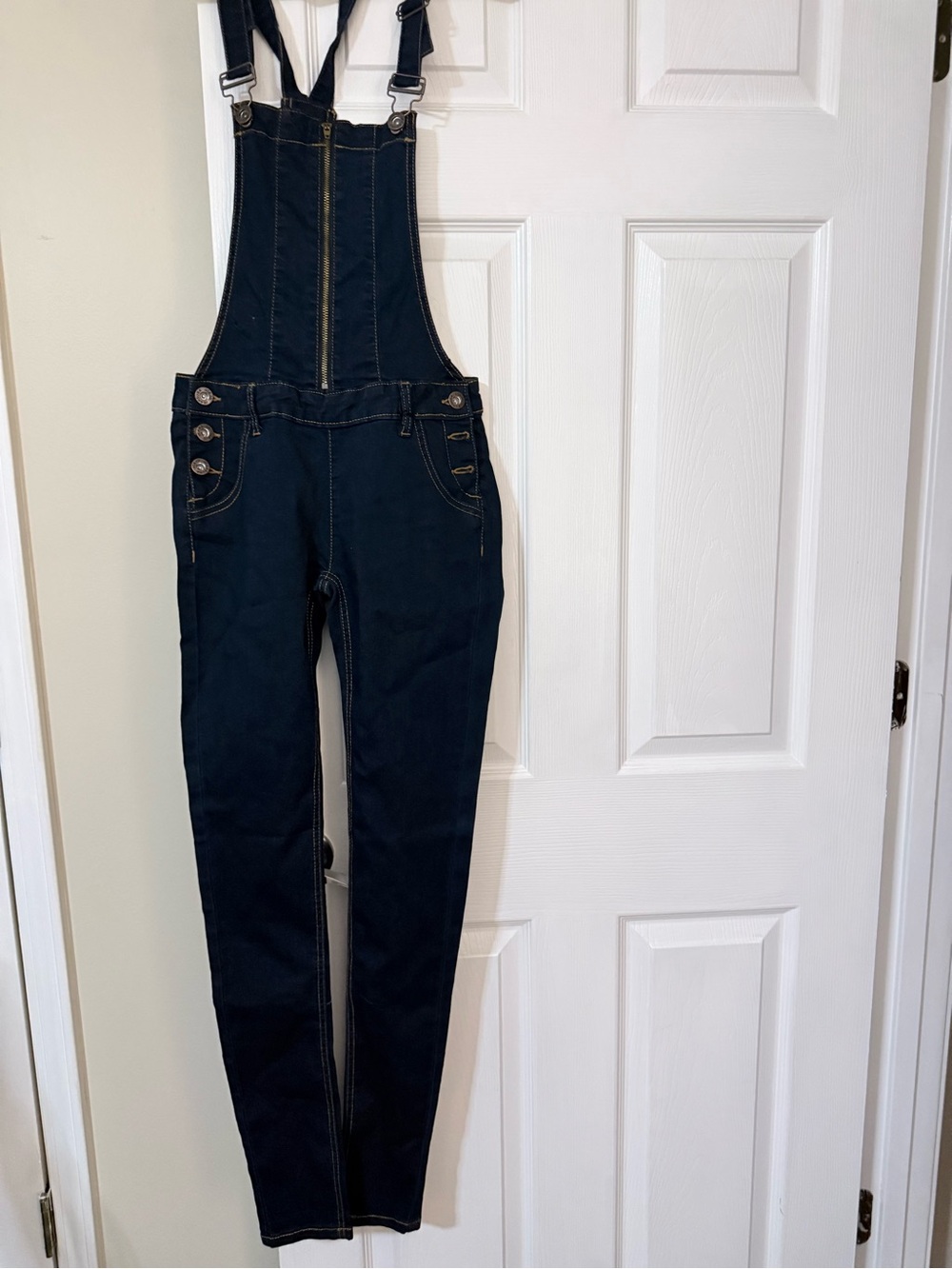 Black Women's Denim Overalls Jeans - Classic High-Bib Style